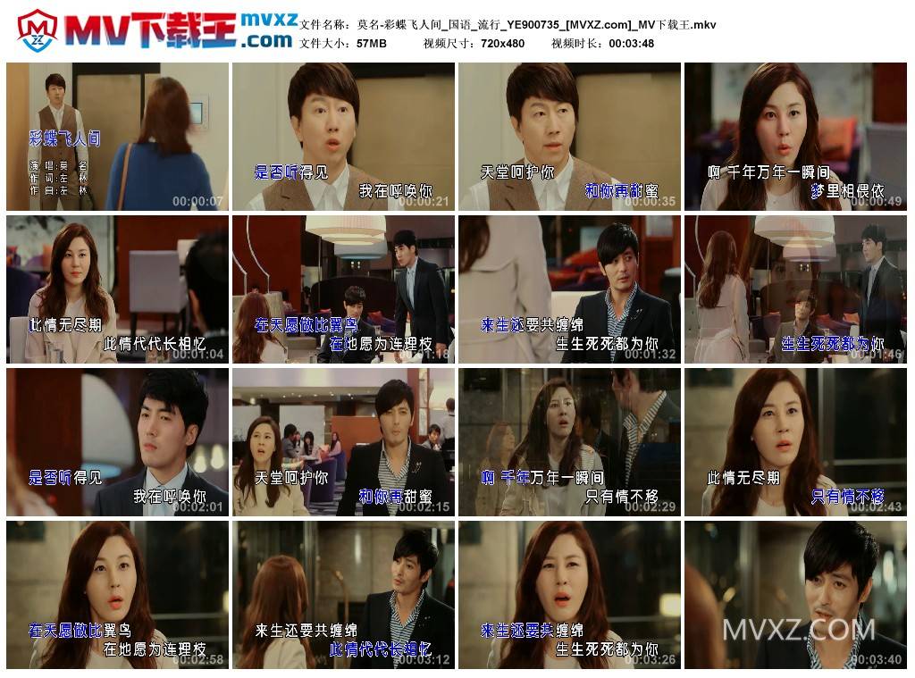 莫名-彩蝶飞人间_国语_流行_YE900735